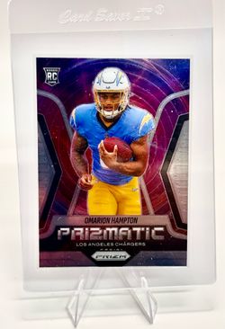 🔥 2025 Panini Prizmatic #9 Omarion Hampton Rookie Card (RC) – Los Angeles Chargers 🔥