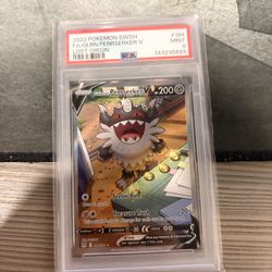 PSA 9 Galarian Perrserker V Full Art Lost Origin