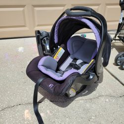Infant Carrier With Base And Stroller 