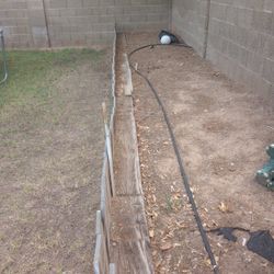 Railroad Ties - 140 FT - Different Sizes - MAKE OFFER