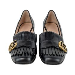 Authentic Brand New Gucci GG Marmont Fringe Loafer