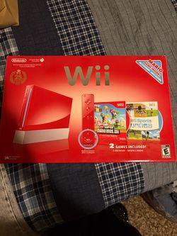 Nintendo Wii 25th Anniversary Red Console Bundle