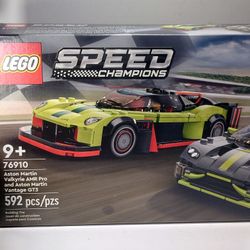 Lego Speed Champions Aston Martin Valkyrie AMR Pro And Vantage GT3 76910