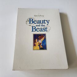 Walt Disney Classic Beauty and the Beast deluxe collector edition VHS set with lithograph