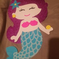 Medium size mermaid cut out