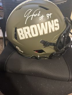 Jerome Ford Signed Full Size Salute To Service 