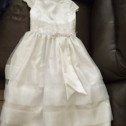 White Communion Dress