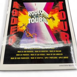 Travis Scott Rodeo Tour Poster – Limited Edition #973/2000