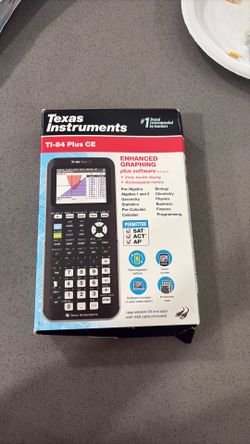 TI-84 Plus CE Graphing Calculator – Brand New Sealed