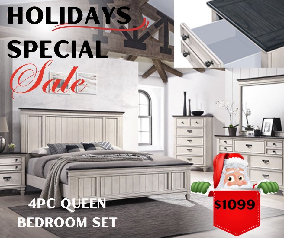 4 Pc Queen Bedroom Set Get Approved Today