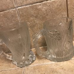 Vintage McDonalds Flintstone Glasses