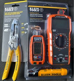 Klein Tools Electrical Test Kit & Cable Stripper Bundle