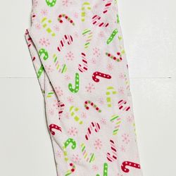 Woman Fuzzy Pink Christmas PJ Pants Size XL #A0005