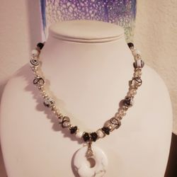 Multiple Handmade Glass Beaded Necklaces w/ Handmade Glass Beads