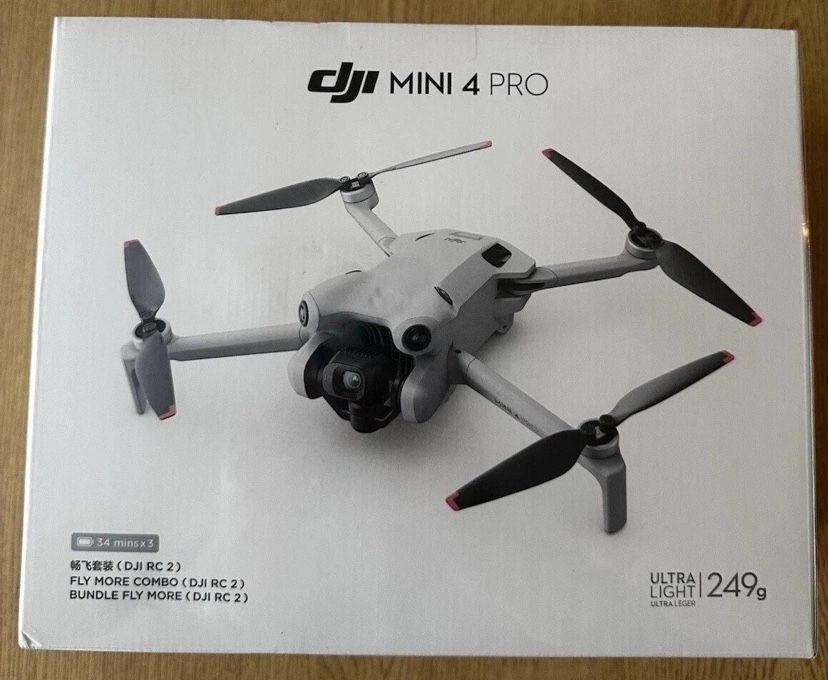 Dji Mini 4 Pro Fly More Combo Camera Drone (with RC 2 Remote) BRAND NEW SEALED