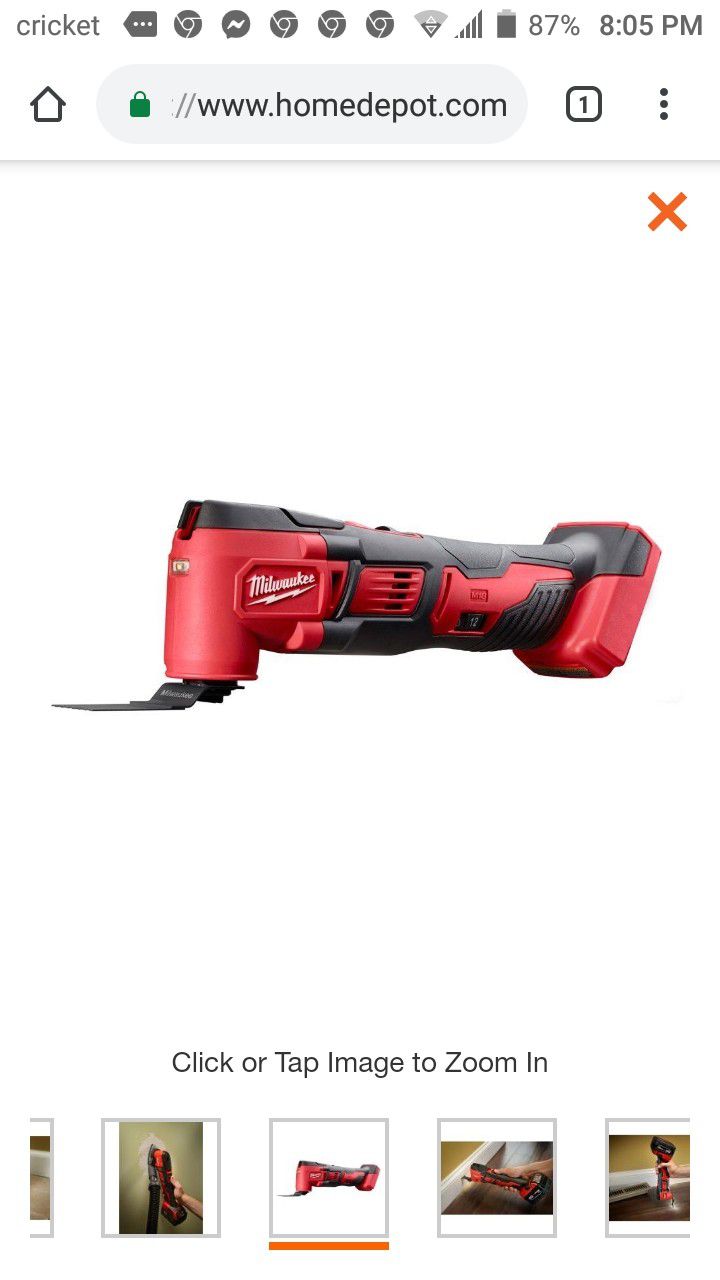 Brand New in box. Milwaukee M18 18-Volt Lithium-Ion Cordless Oscillating Multi-Tool (Tool-Only)