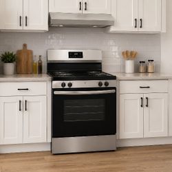 Frigidaire 30" Freestanding Electric Range with 5.3 Cu. Ft. Oven Capacity, Even Baking Technology, Storage Drawer, Stainless Steel (FCRC3012BS)