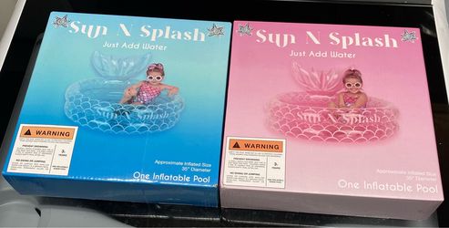 Sun N Splash 35” “NEW”Inflable Pools/$12 each