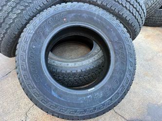 FREE DELIVERY 4X NEW TIRES BRIDGESTONE A/T LT275/70R18 LOAD E 10 PLY 100% (INSTALL IN SAC)