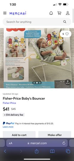 Fisher Price Baby Bouncer Chair