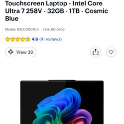Lenovo Yoga9i Laptop 