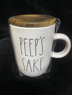Rae Dunn Peep’s Sake Mug With Lid