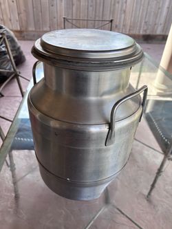 Stainless Steel Milk Can with Lid