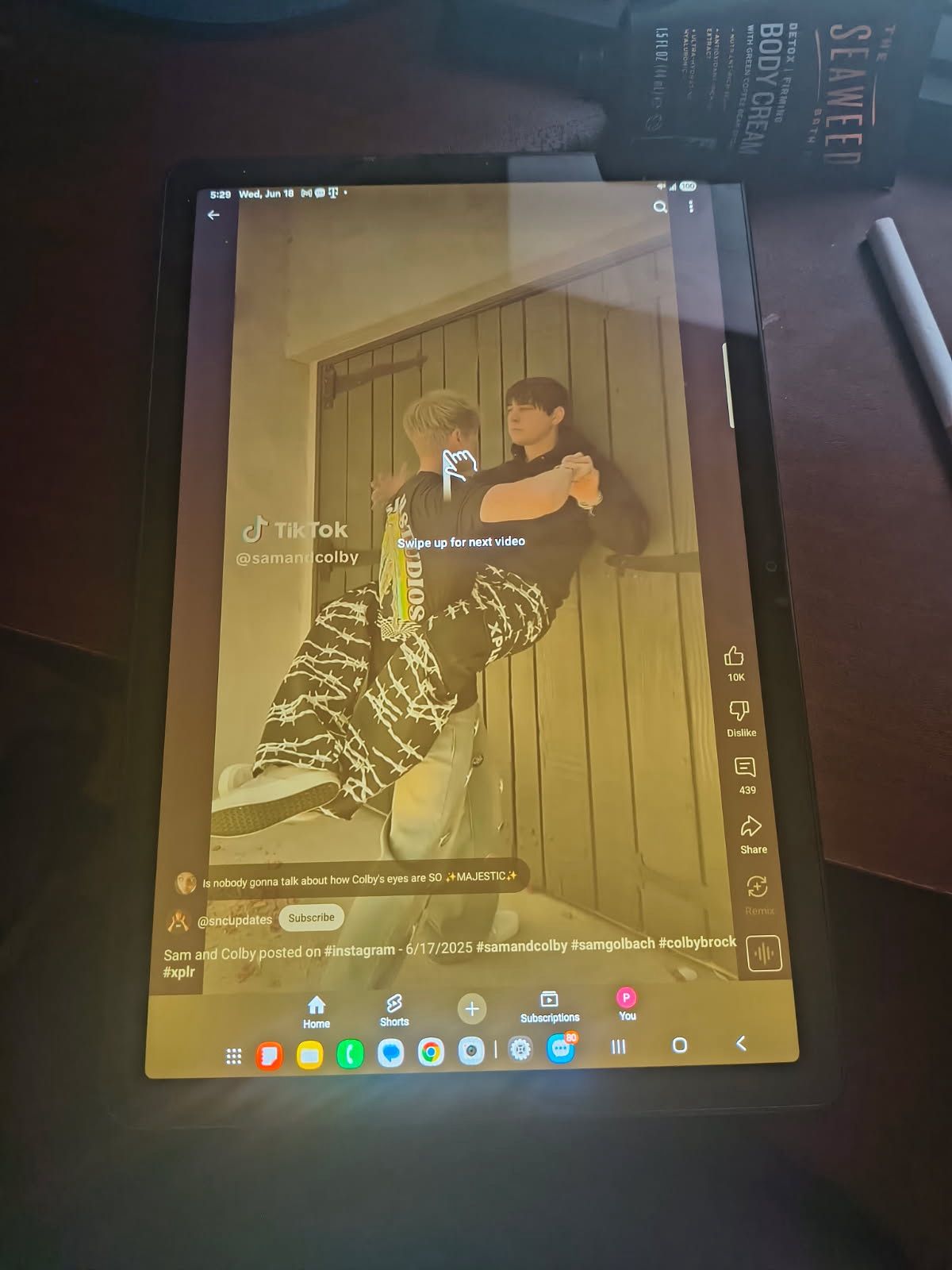Samsung Galaxy Tablet A9+. $70