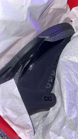 Air Jordan 3 black cat size 8