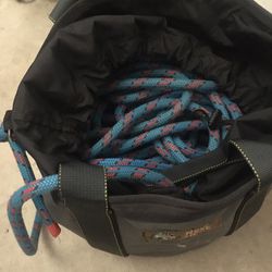 Climbing Rope And Bag 