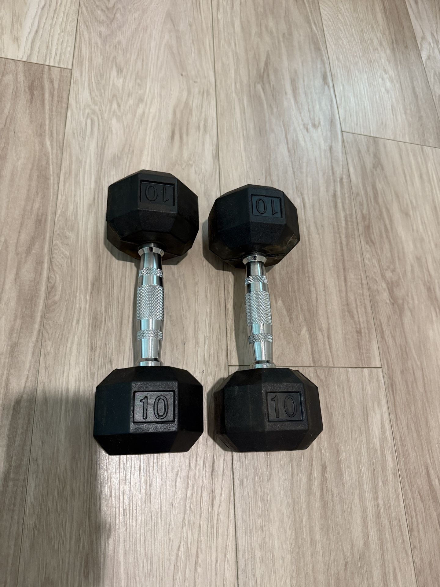 10lbs Hex Dumbbells