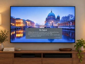 Large Flat Screen Smart TV