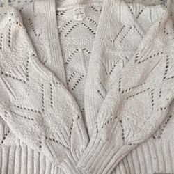 White Cardigan 