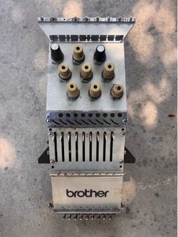 BAS-415 Commercial Embroidery Machine brother head Used As Shown