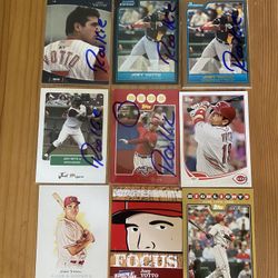 JOEY VOTTO BASEBALL CARD LOT AND WBC CARD