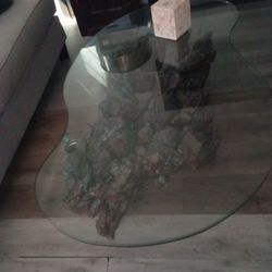 Antique Glass Table