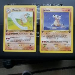 Cubone & Marowak First Edition Jungle Set From 1999
