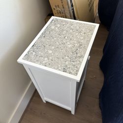 Nightstand With Quartz Top 