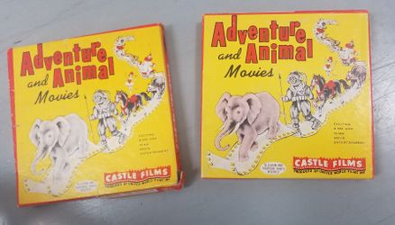 Vintage Adventure & Animal Movies 16mm- Two of them, by Castle Films.