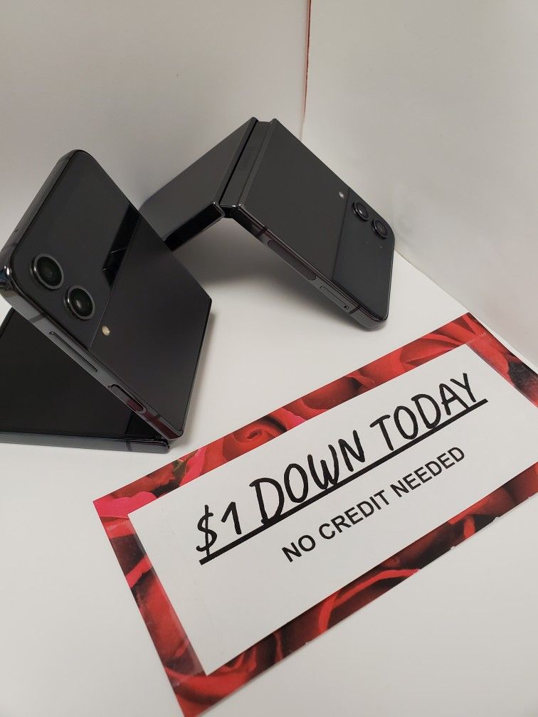 Samsung Galaxy Z Flip 5G $1 DOWN PAYMENT NO CREDIT NEEDED