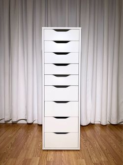 IKEA ALEX White 9-Drawer Storage Unit