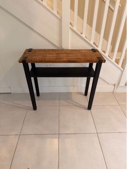 Console Table / Entryway Table with Shelf