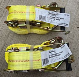 Huxley 27 FT  Double "J" Hook Ratchet Tie Down $15 each. Pick-up In Aurora.