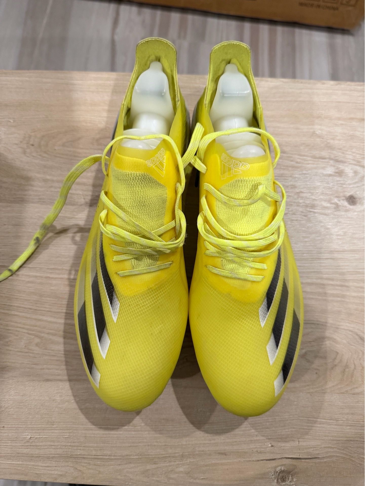 Adidas X Soccer Cleats Size 9.5 FG – Neon Yellow