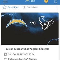 Chargers Vs Texans Saturday 12/27