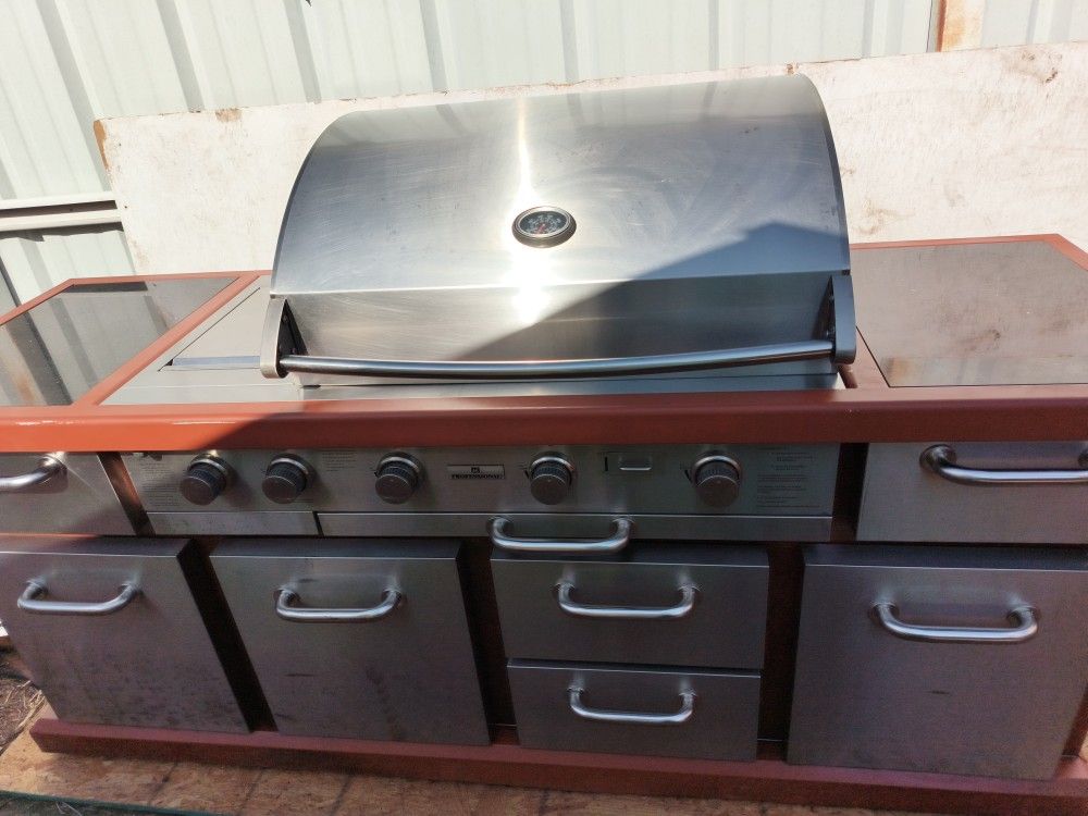 Propane Grill Professional Outdoor Kitchen