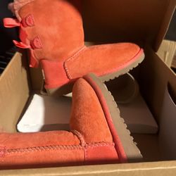 Salmon Pink Ugg Boots kids Size 11