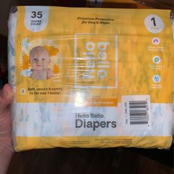size 1 diapers -397count!