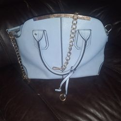 Baby Blue Hand Bag 