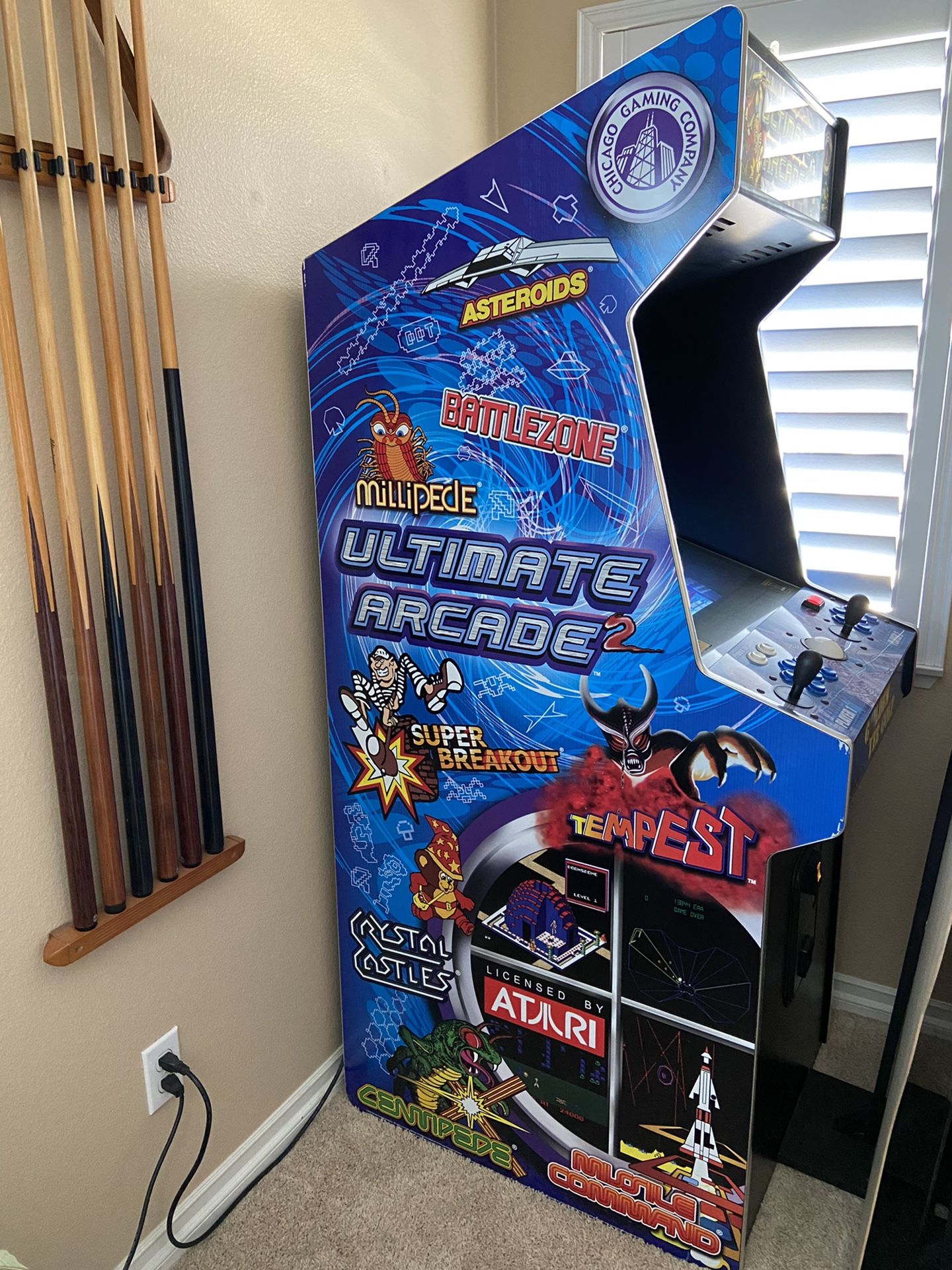 Chicago Gaming Co Arcade Legends Full Size Ultimate Arcade 2